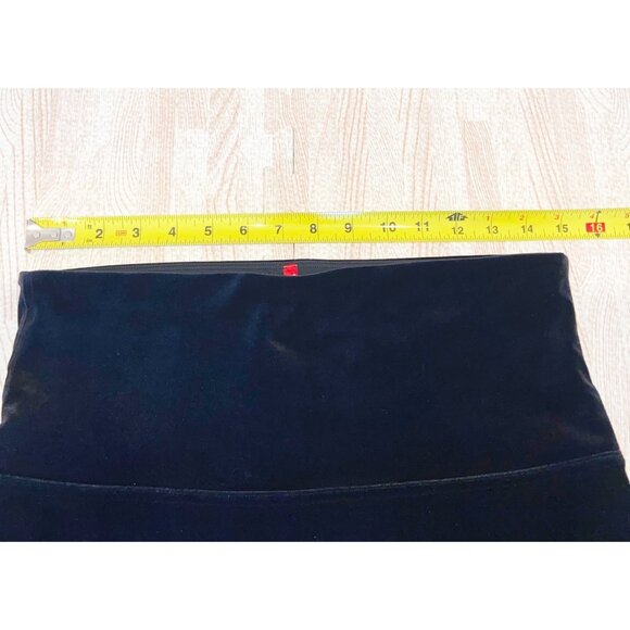 Spanx High Waisted Black Velvet Leggings Size 1X - Picture 5 of 7